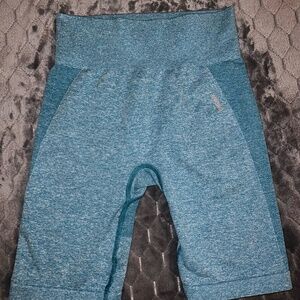 Gymshark blue shorts, Size medium